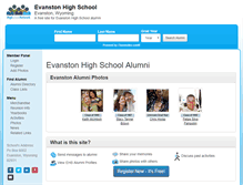 Tablet Screenshot of evanstonhighschool.org